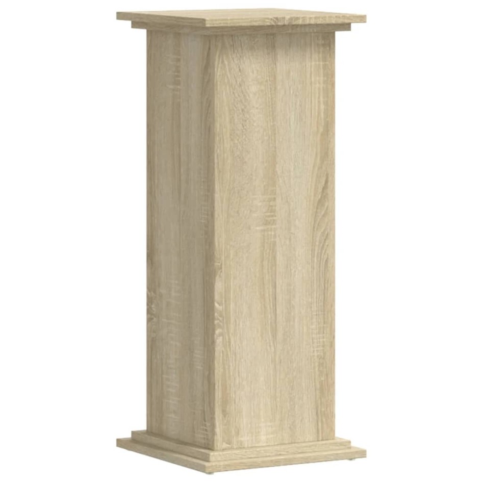Soportes de plantas madera ingeniería roble Sonoma 33x33x80