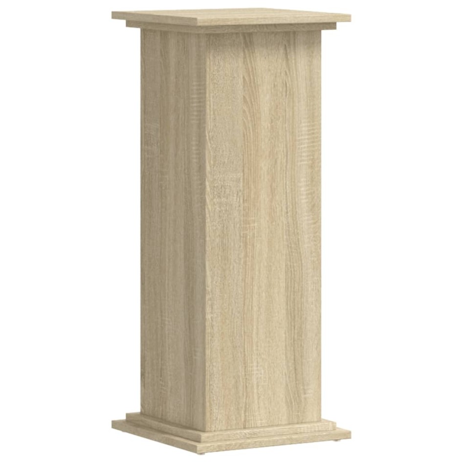Soportes de plantas madera ingeniería roble Sonoma 33x33x80