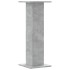 Soportes para plantas 2 uds madera gris hormigón 30x30x80