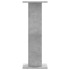 Soportes para plantas 2 uds madera gris hormigón 30x30x80