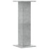 Soportes para plantas 2 uds madera gris hormigón 30x30x80