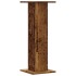 Soportes para plantas 2 uds madera roble envejecido 30x30x80