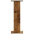Soportes para plantas 2 uds madera roble envejecido 30x30x80