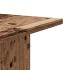 Soportes para plantas 2 uds madera roble envejecido 30x30x80