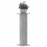 Soportes para plantas 2 uds madera gris Sonoma 30x30x95