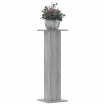 Soportes para plantas 2 uds madera gris Sonoma 30x30x95 cm
