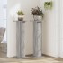 Soportes para plantas 2 uds madera gris Sonoma 30x30x95