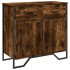Aparador madera de ingeniería roble ahumado 79,5x35,5x74,5