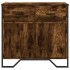 Aparador madera de ingeniería roble ahumado 79,5x35,5x74,5
