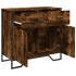 Aparador madera de ingeniería roble ahumado 79,5x35,5x74,5