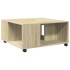 Mesa de centro madera de ingeniería roble Sonoma 80x80x40