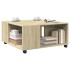Mesa de centro madera de ingeniería roble Sonoma 80x80x40