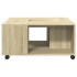 Mesa de centro madera de ingeniería roble Sonoma 80x80x40