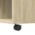 Mesa de centro madera de ingeniería roble Sonoma 80x80x40