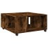 Mesa de centro madera de ingeniería roble ahumado 80x80x40