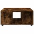 Mesa de centro madera de ingeniería roble ahumado 80x80x40