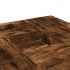 Mesa de centro madera de ingeniería roble ahumado 80x80x40