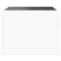 Mesita de noche con LED Infinity blanca 40x40x30