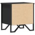 Mesitas de noche 2 uds madera de ingeniería negra 40x30x40