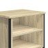 Mesita de noche madera de ingeniería roble Sonoma 40x30x40