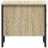 Mesita de noche madera de ingeniería roble Sonoma 40x41x40