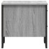 Mesita de noche madera de ingeniería gris Sonoma 40x41x40