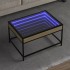 Mesa de centro con Infinity LED roble Sonoma 70x50x41