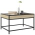 Mesa de centro con Infinity LED roble Sonoma 70x50x41