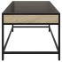 Mesa de centro con Infinity LED roble Sonoma 70x50x41