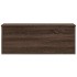 Caja de almacenaje madera ingeniería marrón roble 90x35x35
