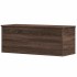 Caja de almacenaje madera ingeniería marrón roble 90x35x35