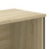 Estantería madera de ingeniería color roble Sonoma 80x31x169