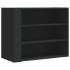 Armario de pared madera de ingeniería negro 75x35x60