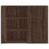 Armario de pared madera de ingeniería marrón roble 75x35x60