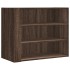 Armario de pared madera de ingeniería marrón roble 75x35x60