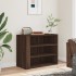 Armario de pared madera de ingeniería marrón roble 75x35x60