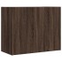 Armario de pared madera de ingeniería marrón roble 75x35x60