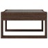 Mesa de centro con Infinity LED marrón roble 50x53x30