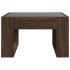 Mesa de centro con Infinity LED marrón roble 50x53x30