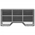 Zapatero de madera de ingeniería gris Sonoma 90x38x45,5