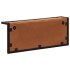 Perchero de pared con 6 ganchos madera maciza de