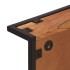 Perchero de pared con 6 ganchos madera maciza de