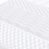 Colchón de espuma de 7 zonas dureza 20 ILD blanco 80x160