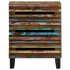 Mesita de noche madera maciza de acacia 50x34x62