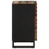 Mesita de noche madera maciza de acacia 50x34x62