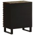 Mesita de noche madera maciza de acacia 50x34x62