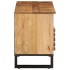 Mueble de TV madera maciza de mango rugosa 100x34x46