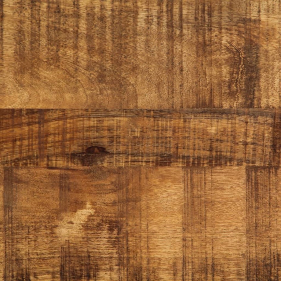 Mueble de TV madera maciza de mango rugosa 100x34x46