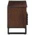 Mueble de TV madera maciza mango marrón 100x34x46