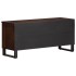 Mueble de TV madera maciza mango marrón 100x34x46